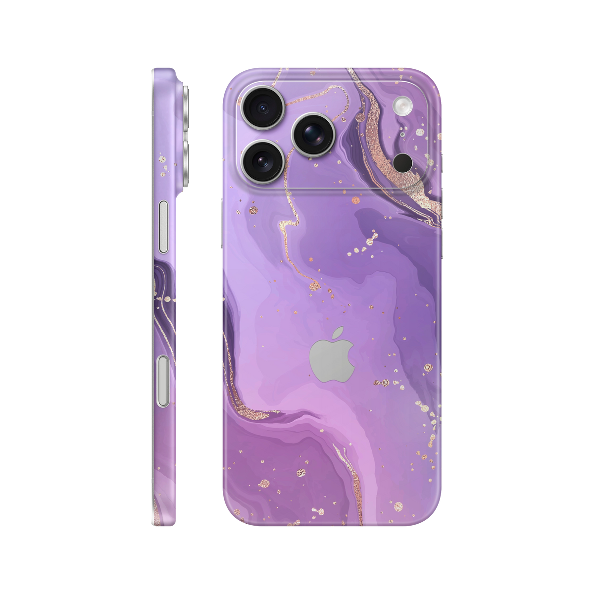 Folie de protectie pentru iPhone 18 Pro, eSkins Signature, Skin Lavender Swirl
