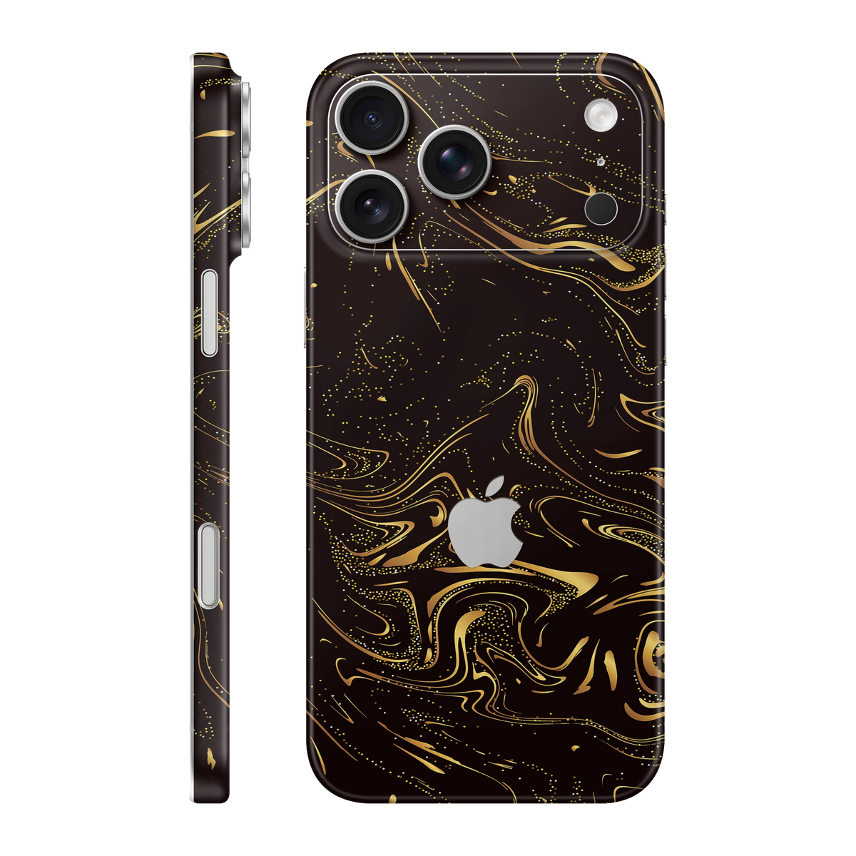 Folie de protectie pentru iPhone 18 Pro Max, eSkins Signature, Skin Golden Noir