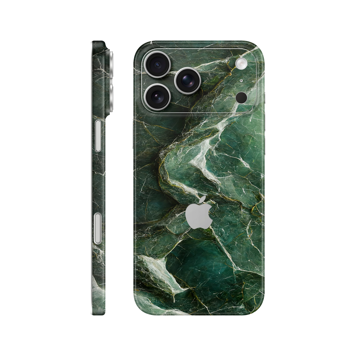 Folie de protectie pentru iPhone 18 Pro, eSkins Signature, Skin Mystic Emerald