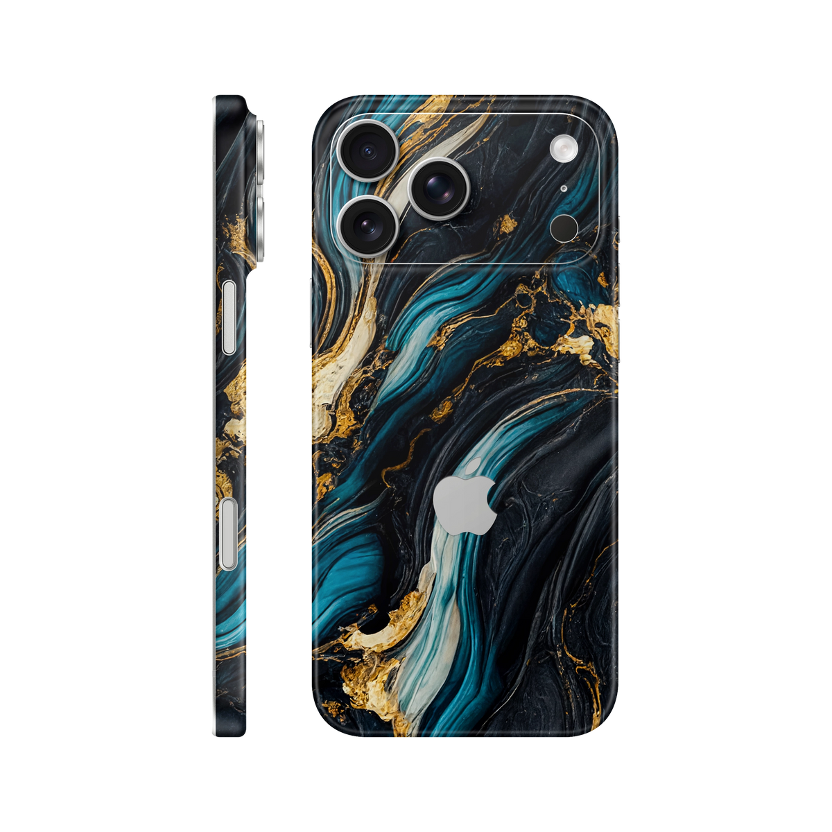 Folie de protectie pentru iPhone 18 Pro, eSkins Signature, Skin Mystic Ocean