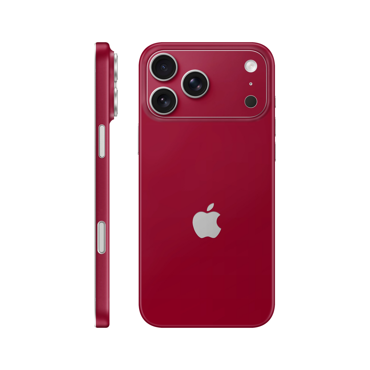 Folie de protectie pentru iPhone 18 Pro, eSkins Unique, Skin Mat Rosu