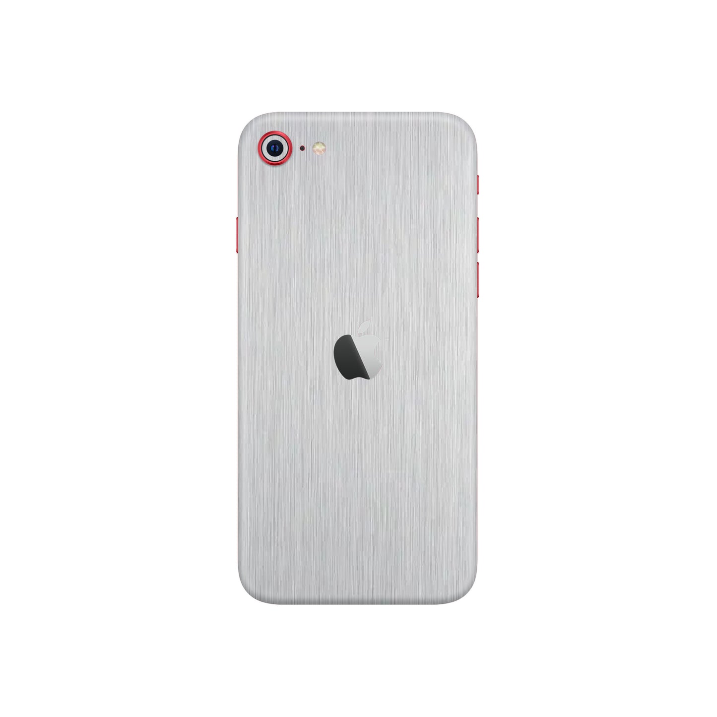 Folie de protectie iPhone 8, eSkins Elegans, Skin Metalic Gri