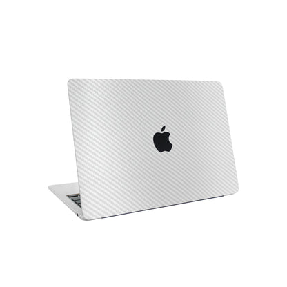 Folie de protectie MacBook Air 13" M4 (2025), eSkins Elegans, Skin Carbon Alb