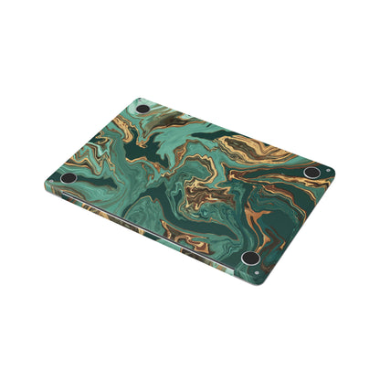 Folie de protectie MacBook Air 13" M4 (2025), eSkins Signature, Skin Emerald Flow
