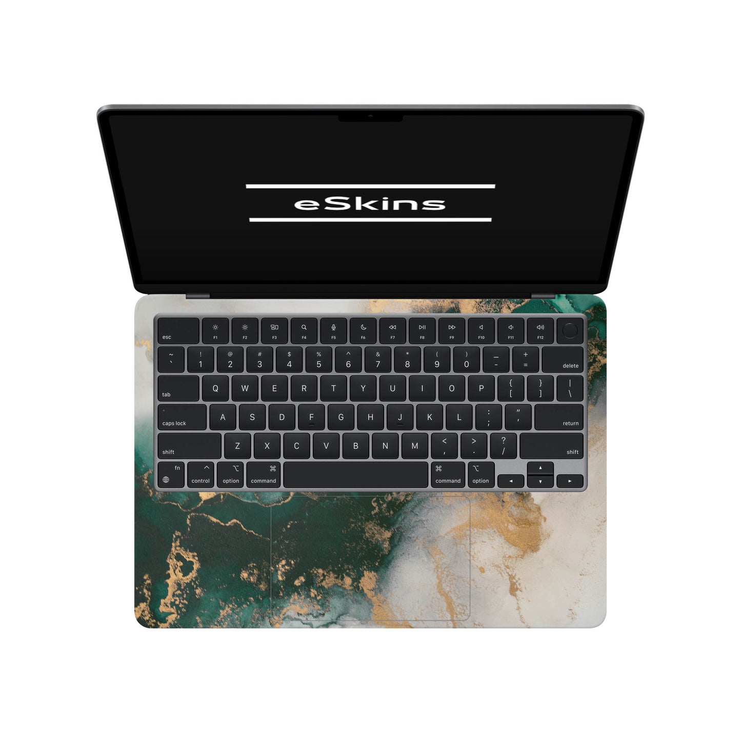 Folie de protectie MacBook Air 13" M4 (2025), eSkins Signature, Forest Mist