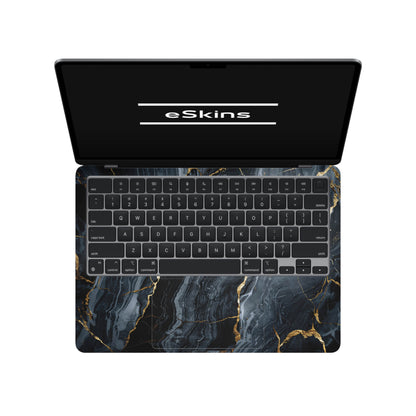 Folie de protectie MacBook Air 13" M4 (2025), eSkins Signature, Skin Gilded Abyss