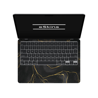 Folie de protectie MacBook Air 13" M4 (2025), eSkins Signature, Skin Golden Onyx