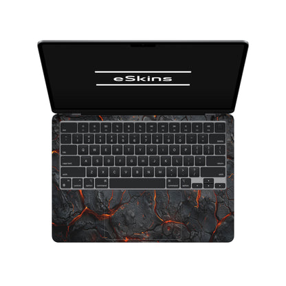 Folie de protectie MacBook Air 13" M4 (2025), eSkins Signature, Skin Inferno Crust
