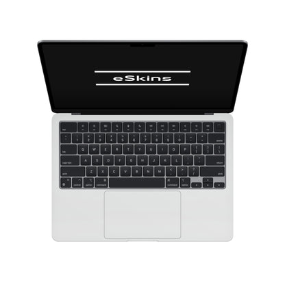 Folie de protectie MacBook Air 13" M4 (2025), eSkins Unique, Skin Mat Alb