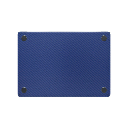 Folie de protectie MacBook Air 15" M4 (2025), eSkins Elegans, Skin Carbon Albastru