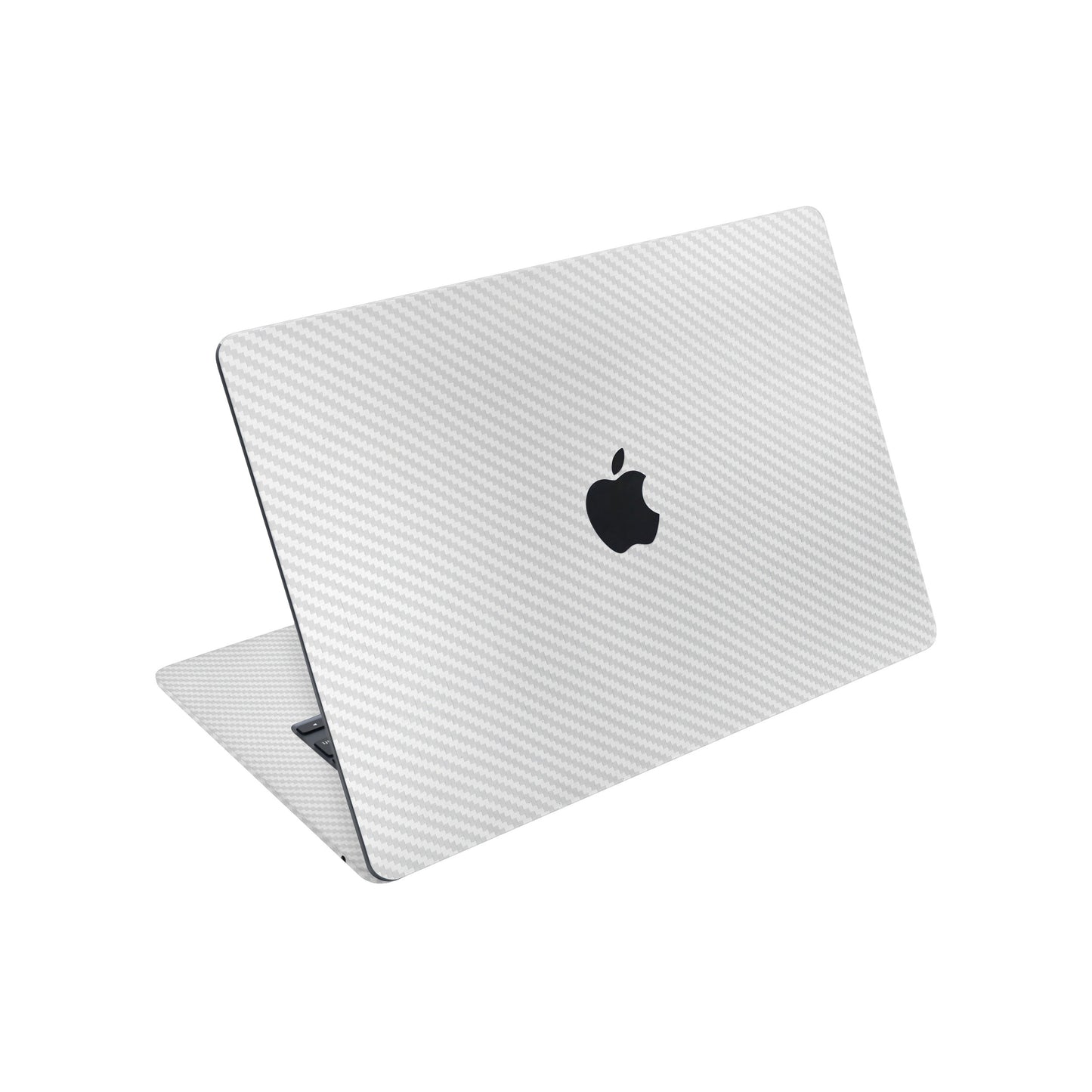 Folie de protectie MacBook Air 15" M4 (2025), eSkins Elegans, Skin Carbon Alb