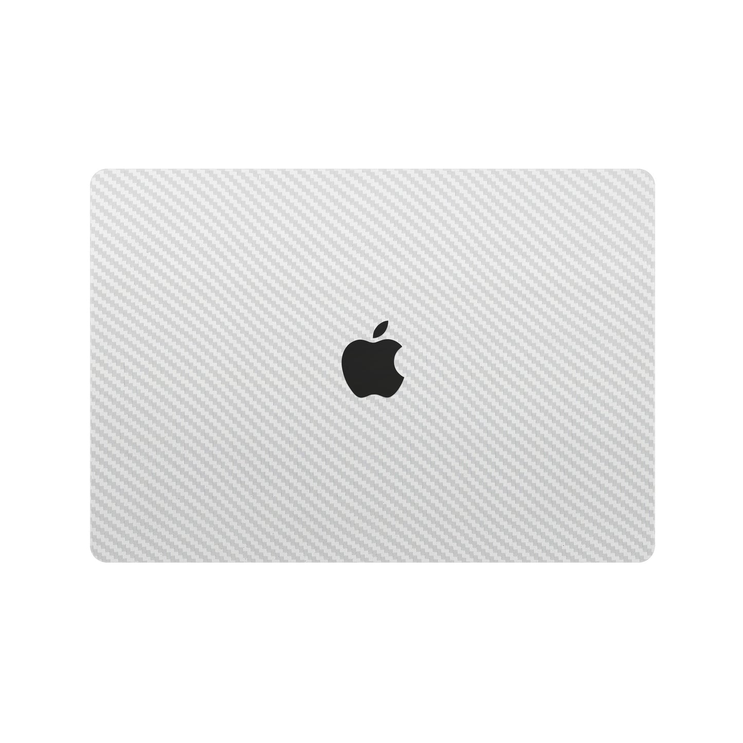 Folie de protectie MacBook Air 15" M4 (2025), eSkins Elegans, Skin Carbon Alb