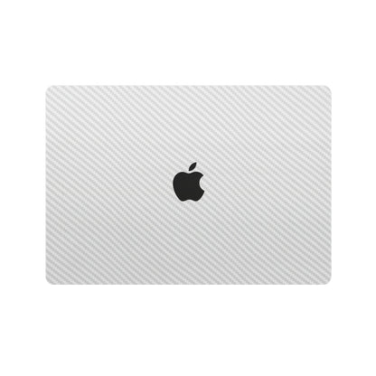 Folie de protectie MacBook Air 15" M4 (2025), eSkins Elegans, Skin Carbon Alb