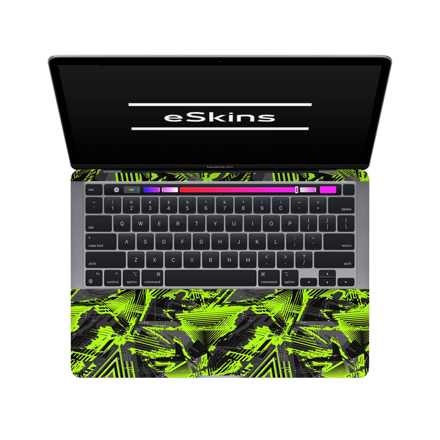 Folie de protectie MacBook Pro 13" M2 (2022), eSkins Signature, Skin Urban Voltage