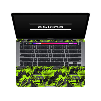 Folie de protectie MacBook Pro 13" M2 (2022), eSkins Signature, Skin Urban Voltage