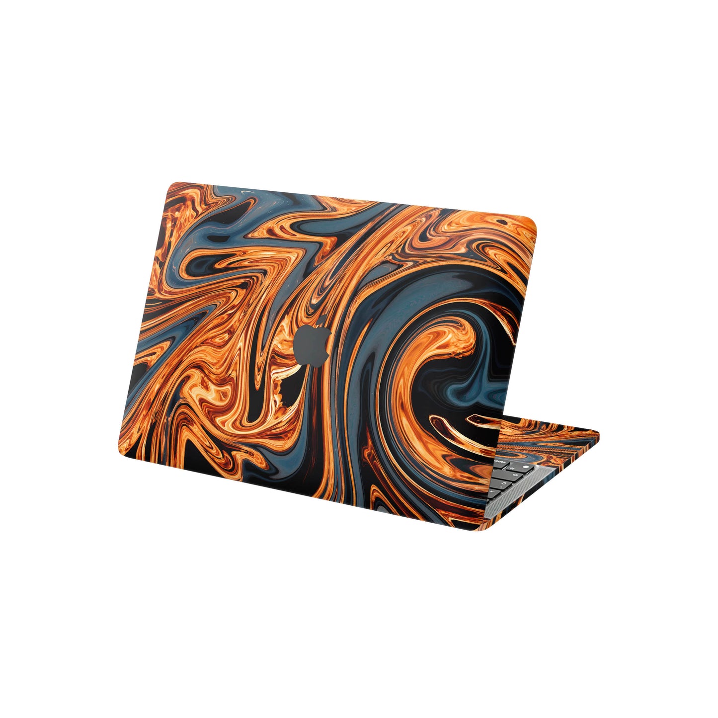 Folie de protectie MacBook Pro 13" TouchBar (2016-2019), eSkins Signature, Skin Amber Blaze