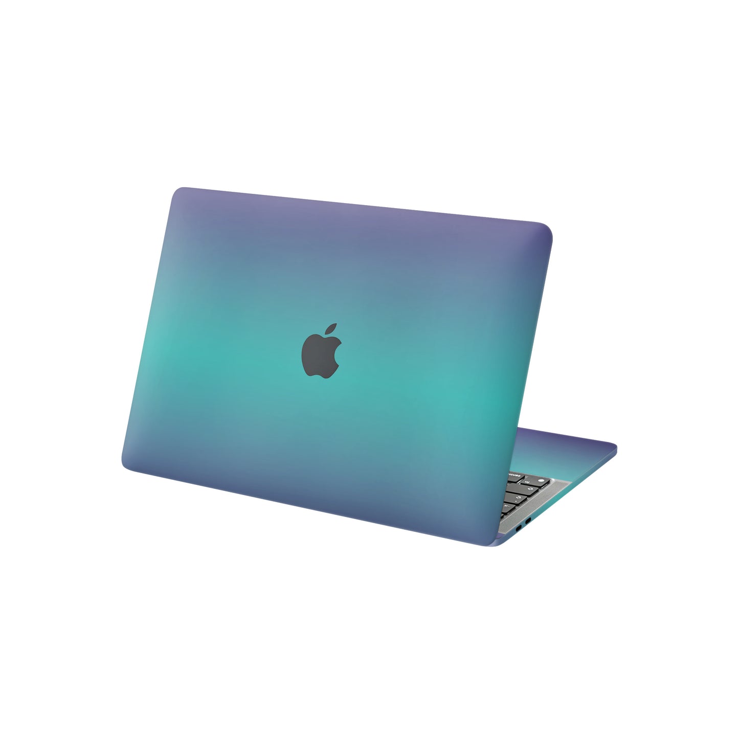 Folie de protectie MacBook Pro 13" TouchBar (2016-2019), eSkins Unique, Skin Cameleon Turcoaz-Lavanda
