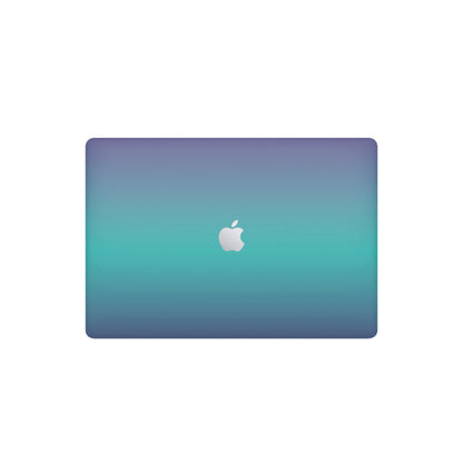Folie de protectie MacBook Pro 13" TouchBar (2016-2019), eSkins Unique, Skin Cameleon Turcoaz-Lavanda