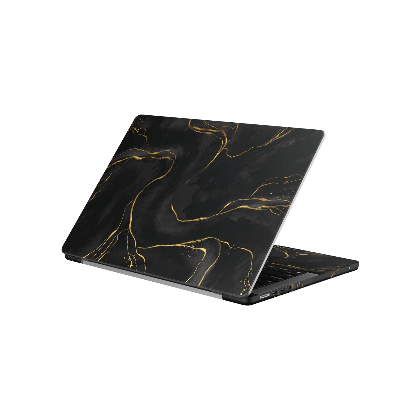 Folie de protectie MacBook Pro 14" M3 (2023), eSkins Signature, Skin Golden Onyx