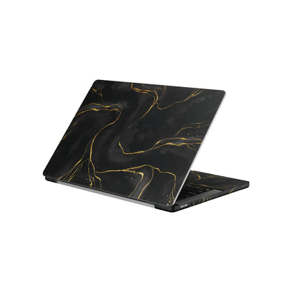 Folie de protectie MacBook Pro 14" M3 (2023), eSkins Signature, Skin Golden Onyx