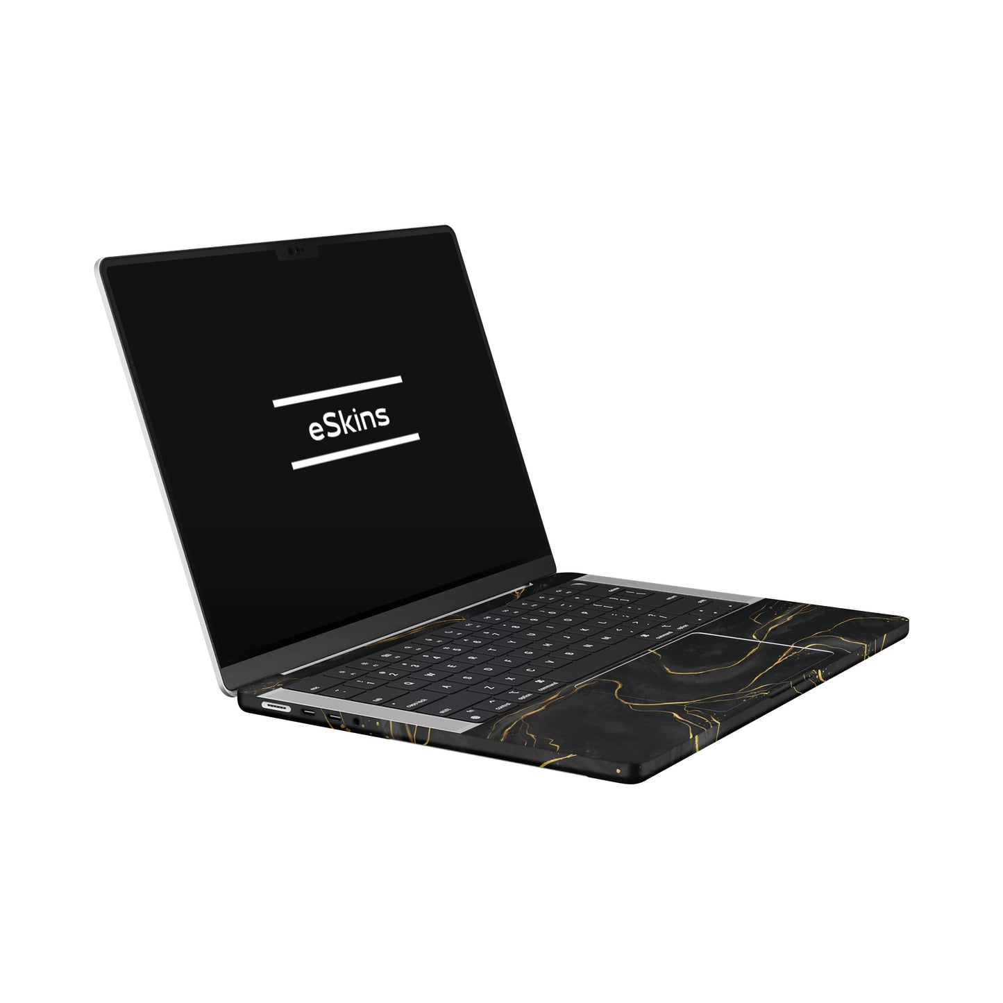 Folie de protectie MacBook Pro 14" M3 (2023), eSkins Signature, Skin Golden Onyx