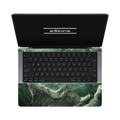 Folie de protectie MacBook Pro 14" M4 (2024), eSkins Signature, Mystic Emerald