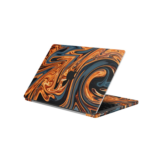 Folie de protectie MacBook Pro 14" M5 (2025), eSkins Signature, Skin Amber Blaze