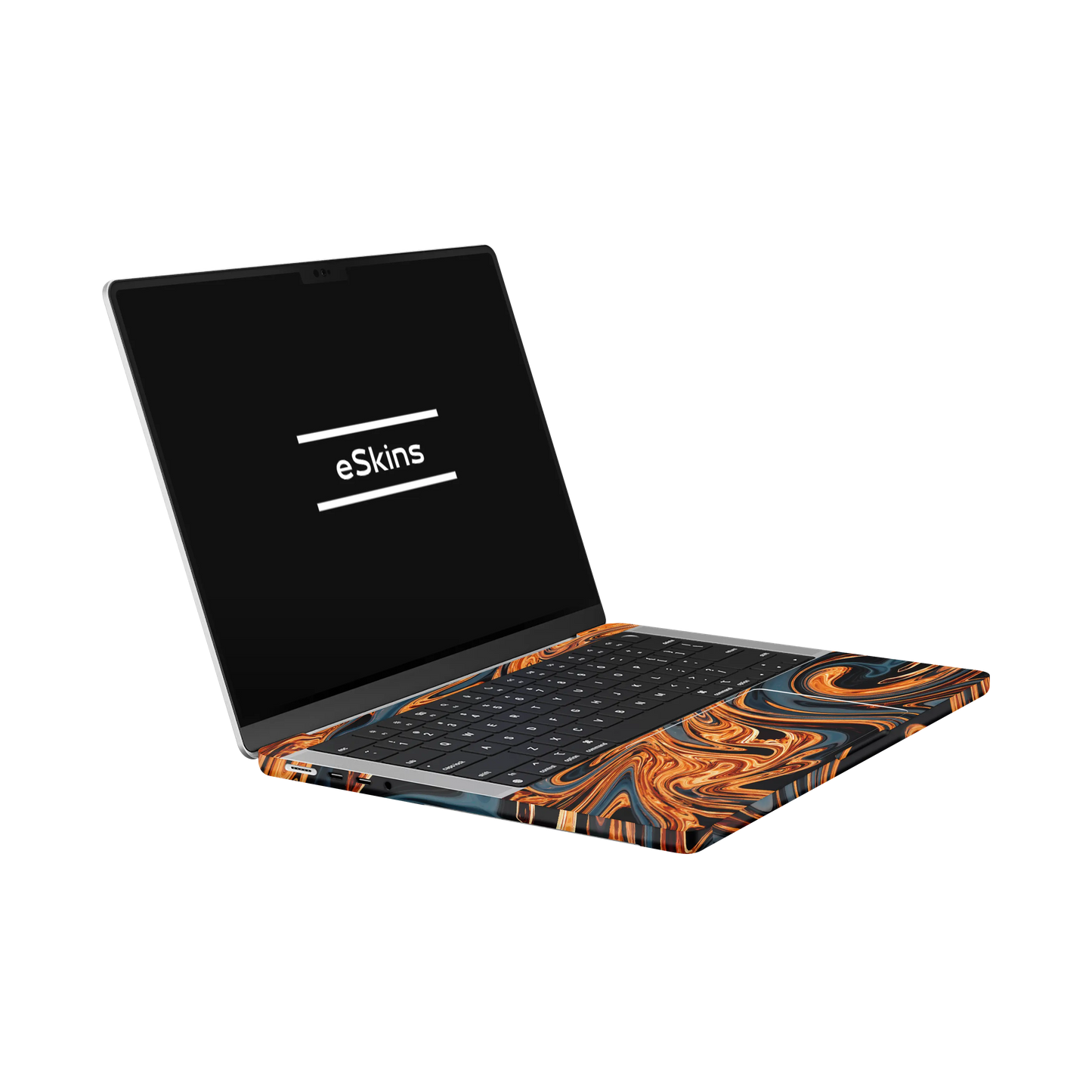 Folie de protectie MacBook Pro 14" M5 (2025), eSkins Signature, Skin Amber Blaze