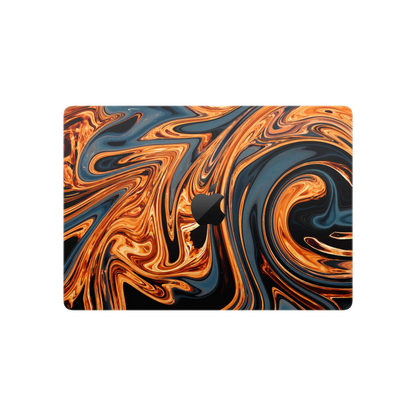 Folie de protectie MacBook Pro 14" M5 (2025), eSkins Signature, Skin Amber Blaze