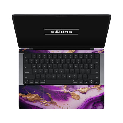 Folie de protectie MacBook Pro 14" M5 (2025), eSkins Signature, Skin Amethyst Dream