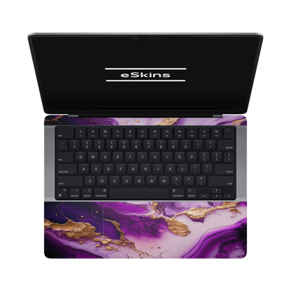 Folie de protectie MacBook Pro 14" M5 (2025), eSkins Signature, Skin Amethyst Dream