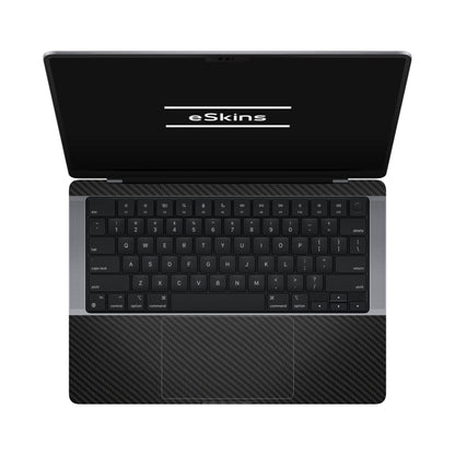 Folie de protectie MacBook Pro 14" M5 (2025), eSkins Elegans, Skin Carbon Negru