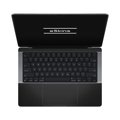 Folie de protectie MacBook Pro 14" M5 (2025), eSkins Elegans, Skin Carbon Negru
