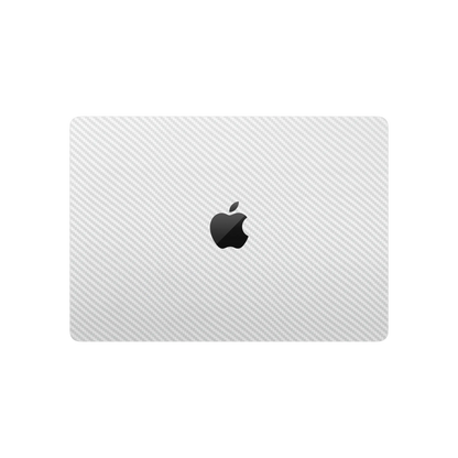 Folie de protectie MacBook Pro 14" M5 (2025), eSkins Elegans, Skin Carbon Alb