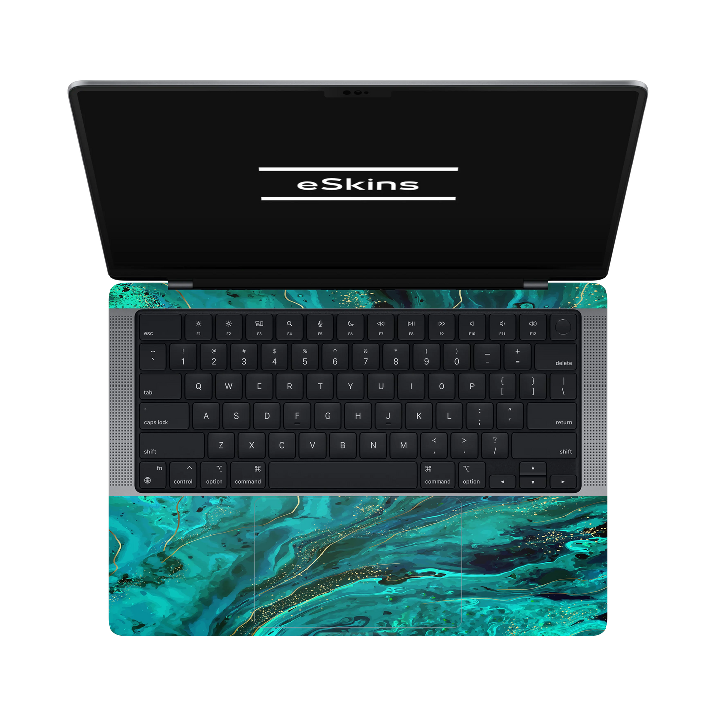 Folie de protectie MacBook Pro 14" M5 (2025), eSkins Signature, Skin Celestial Lagoon