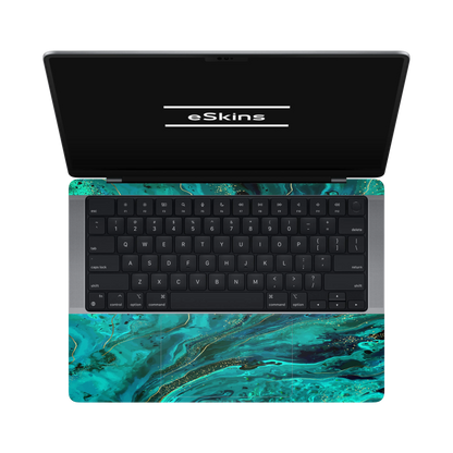 Folie de protectie MacBook Pro 14" M5 (2025), eSkins Signature, Skin Celestial Lagoon