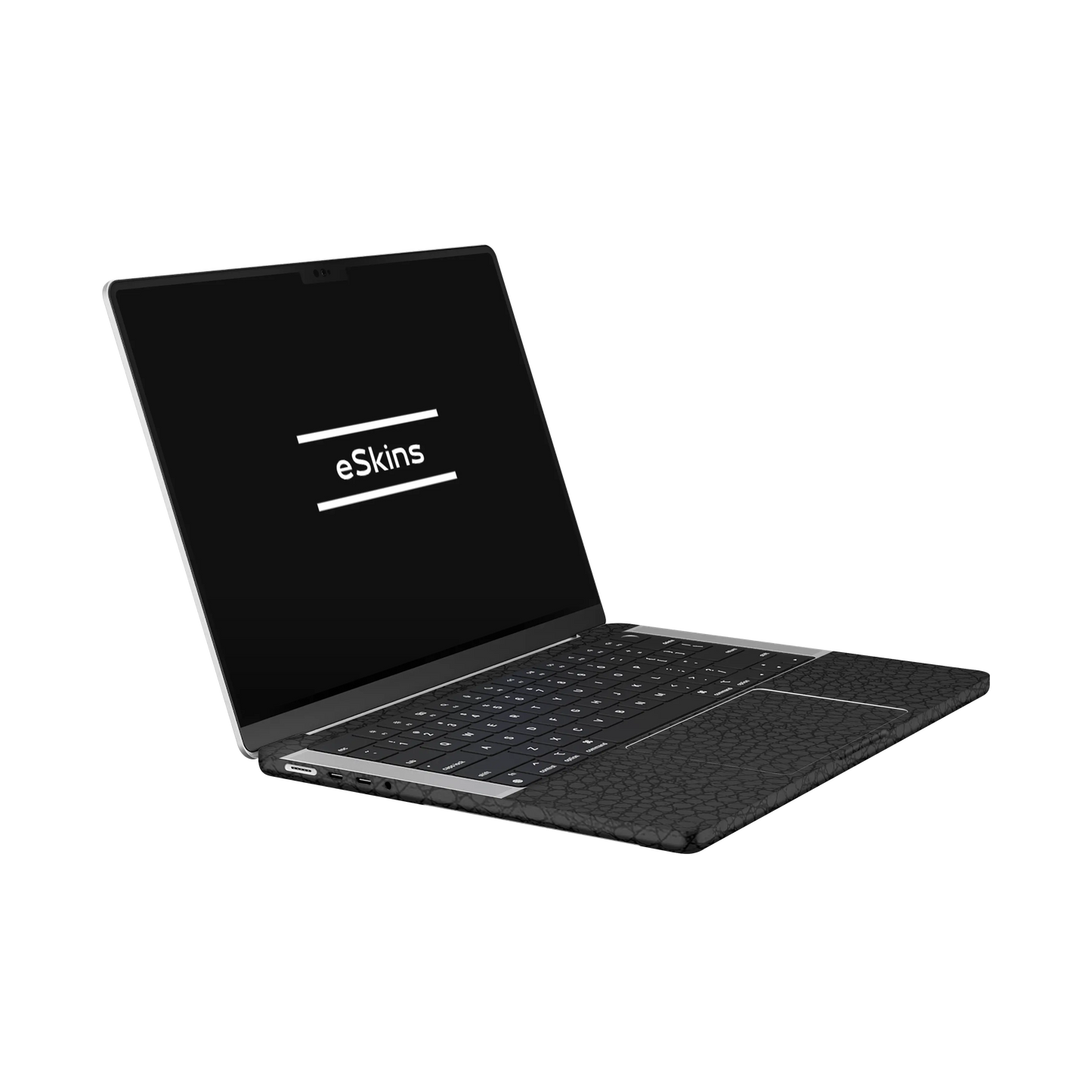 Folie de protectie MacBook Pro 14" M5 (2025), eSkins Elegans, Skin Croco Negru