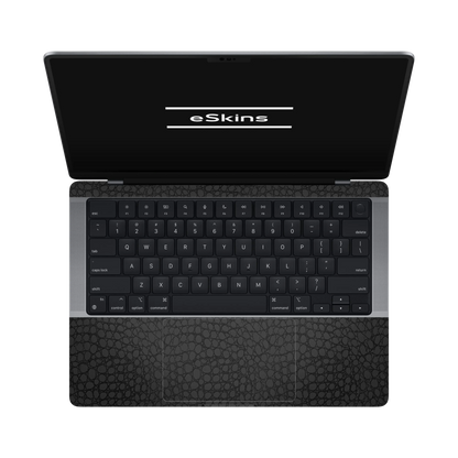 Folie de protectie MacBook Pro 14" M5 (2025), eSkins Elegans, Skin Croco Negru