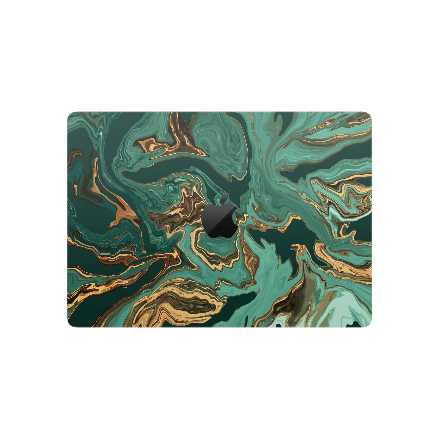 Folie de protectie MacBook Pro 14" M5 (2025), eSkins Signature, Skin Emerald Flow