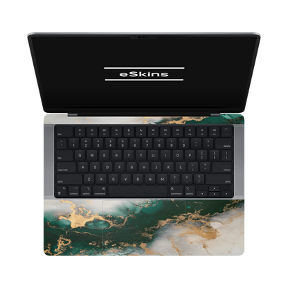 Folie de protectie MacBook Pro 14" M5 (2025), eSkins Signature, Forest Mist