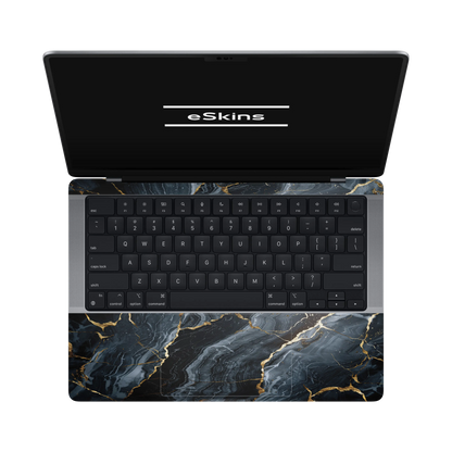 Folie de protectie MacBook Pro 14" M5 (2025), eSkins Signature, Skin Gilded Abyss