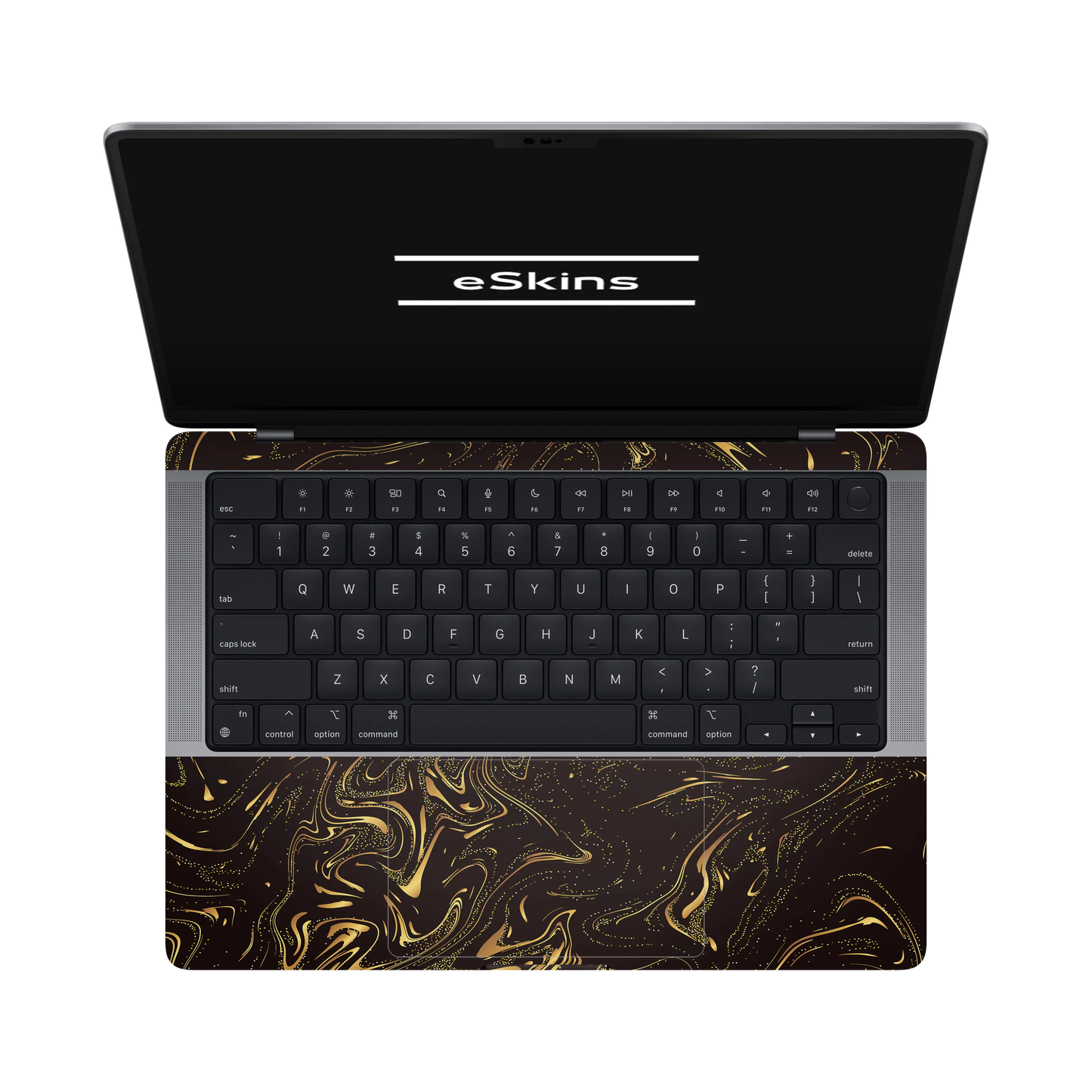 Folie de protectie MacBook Pro 14" M5 (2025), eSkins Signature, Golden Noir