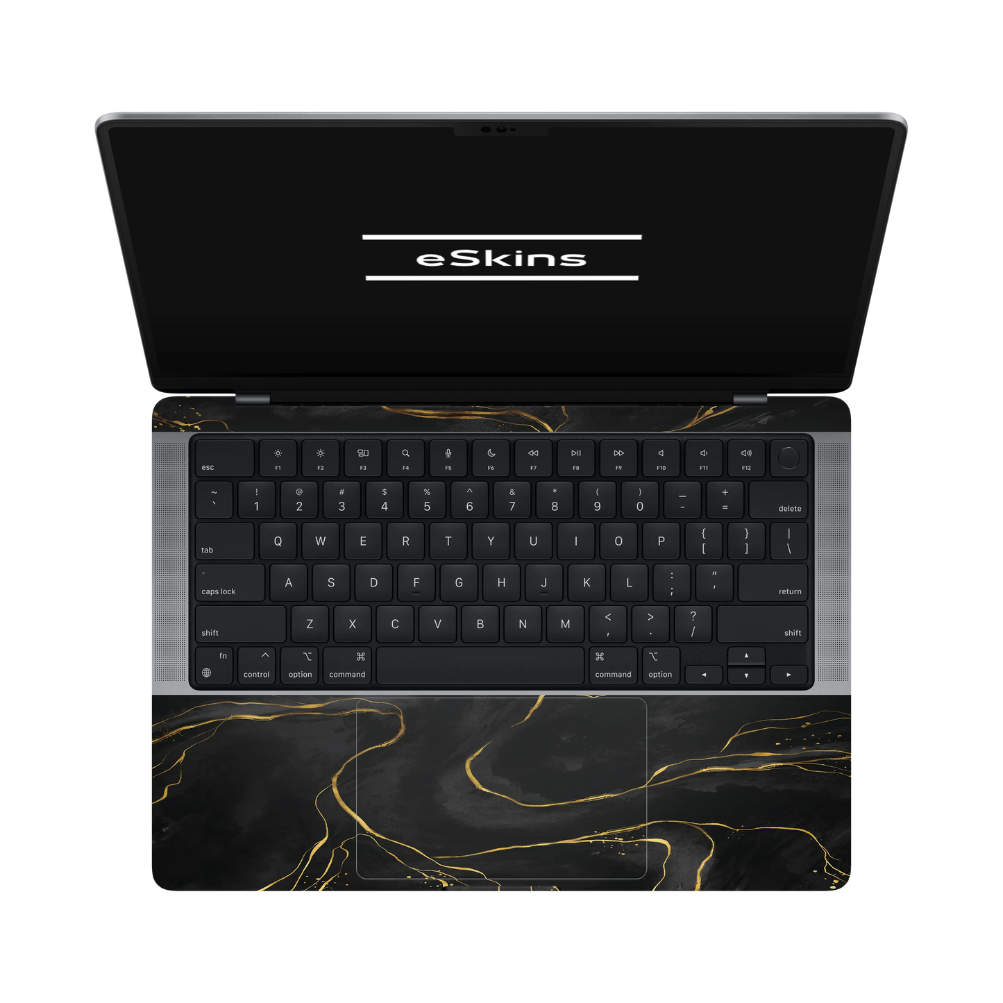 Folie de protectie MacBook Pro 14" M5 (2025), eSkins Signature, Skin Golden Onyx