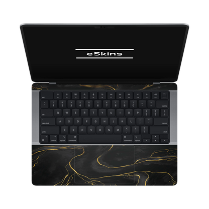 Folie de protectie MacBook Pro 14" M5 (2025), eSkins Signature, Skin Golden Onyx