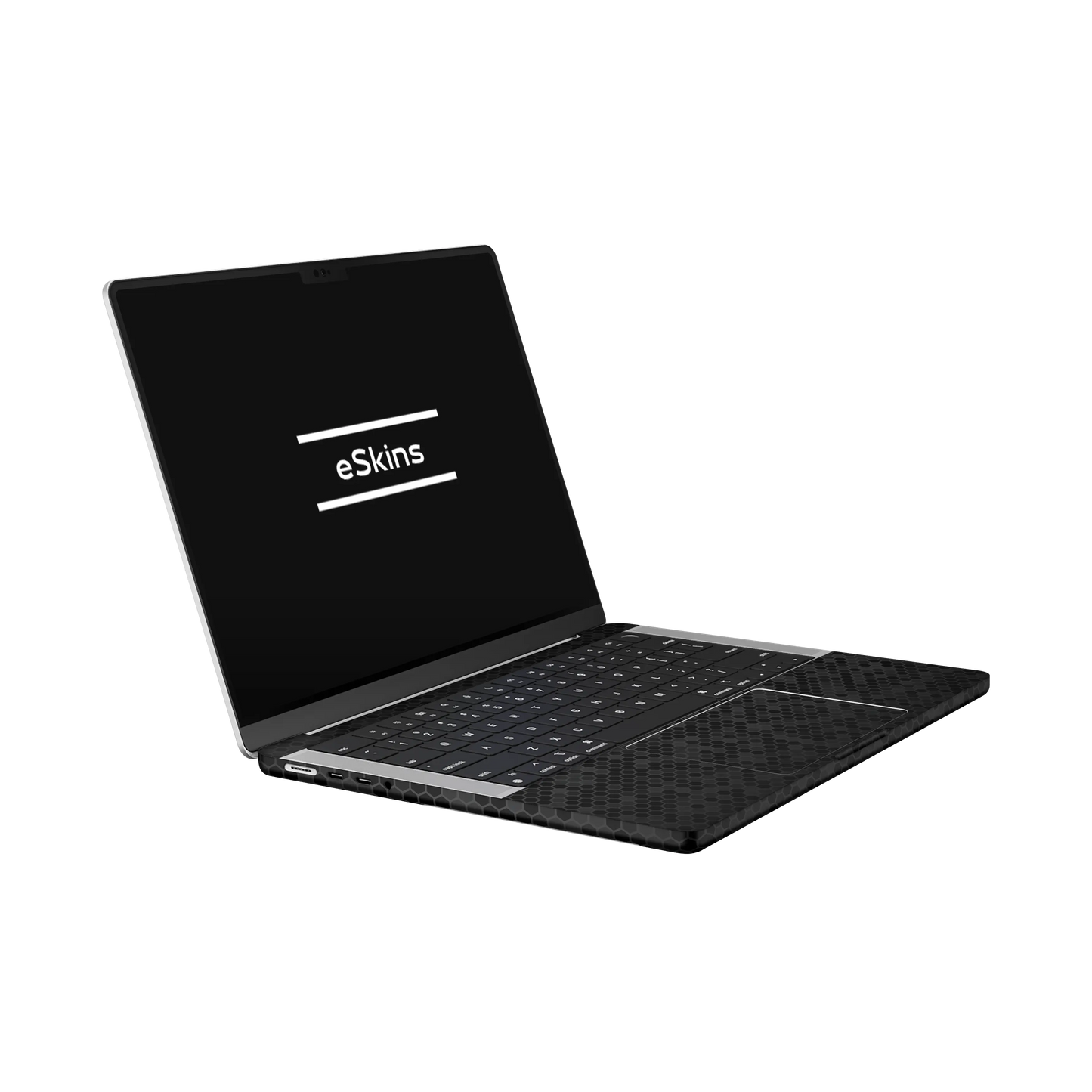 Folie de protectie MacBook Pro 14" M5 (2025), eSkins Elegans, Skin Honeycomb Negru