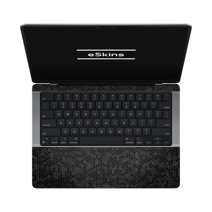 Folie de protectie MacBook Pro 14" M5 (2025), eSkins Elegans, Skin Honeycomb Negru