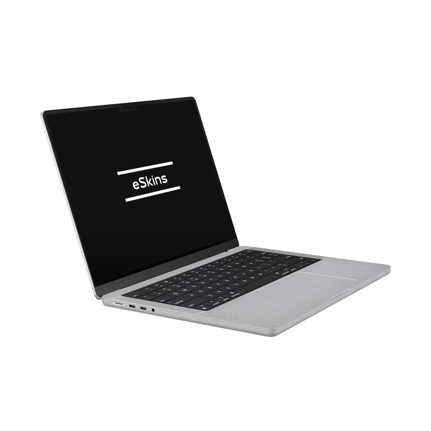 Folie de protectie MacBook Pro 14" M5 (2025), eSkins Elegans, Skin Honeycomb Gri