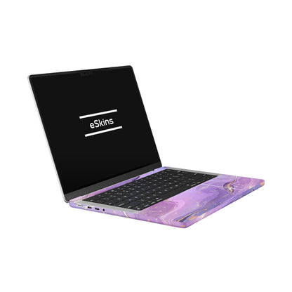 Folie de protectie MacBook Pro 14" M5 (2025), eSkins Signature, Skin Lavender Swirl