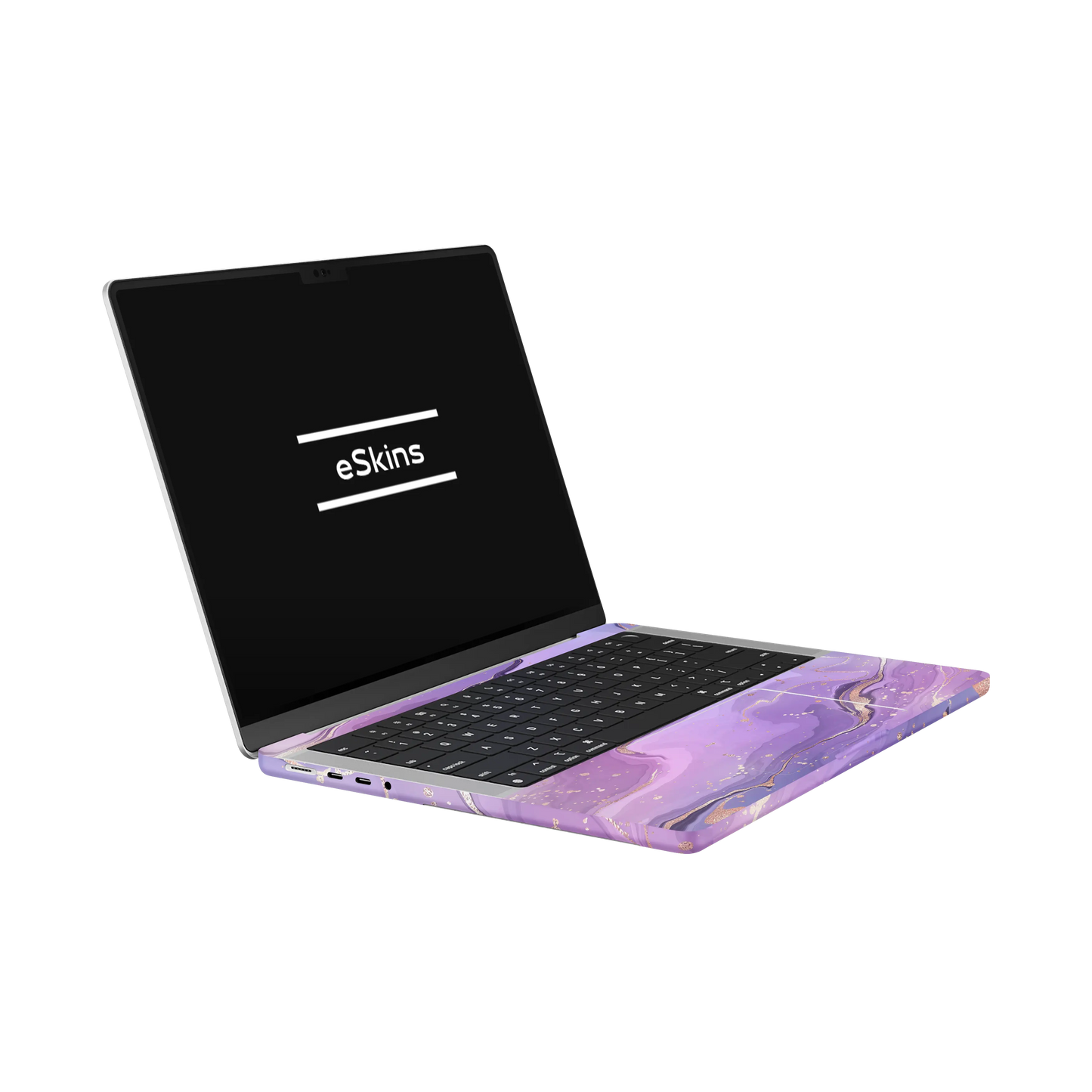 Folie de protectie MacBook Pro 14" M5 (2025), eSkins Signature, Skin Lavender Swirl
