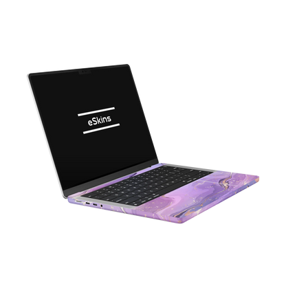 Folie de protectie MacBook Pro 14" M5 (2025), eSkins Signature, Skin Lavender Swirl